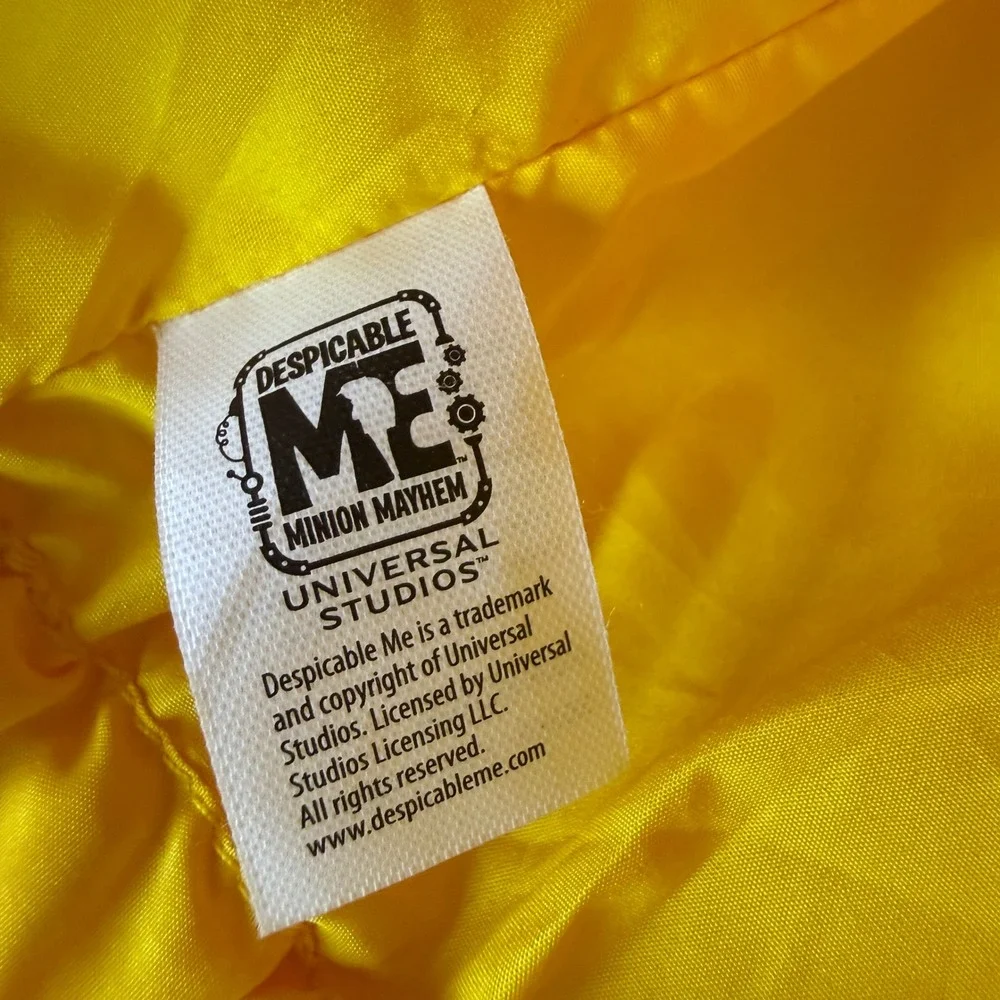 Universal Studios Despicable Me Minion Mayhem Plush Hat Yellow Kids Costume